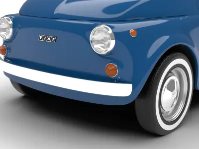 Fiat 500L 1969 3d model 3D model