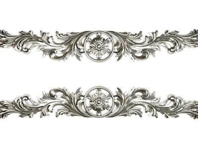 Classic carved 211 3D model