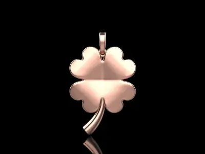 Clover  pendant model 308 3D print model