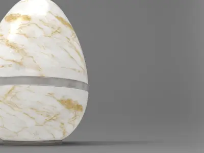 Nina Egg Cup Low-poly 3D model