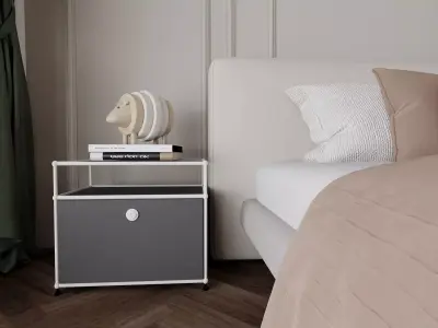 Elegant Neoclassical Master Bedroom 3D model