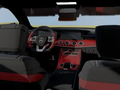 Mercedes E63 Amg Sedan 2021 3D model