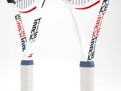Pure Strike Lite Racquets  3D model