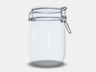 KORKEN Jar with lid 3 Low-poly 3D model