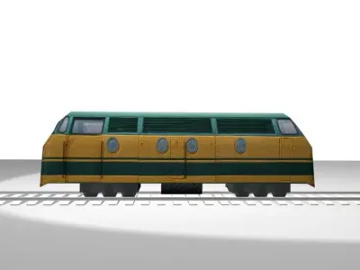 Locomotive 3D model