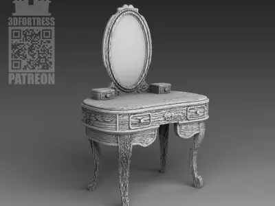 MirrorTable 3D print model