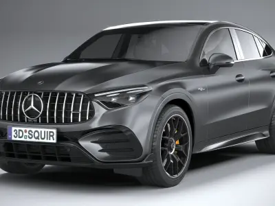 Mercedes-Benz GLC63 S AMG E Performance Coupe 2024 3D model