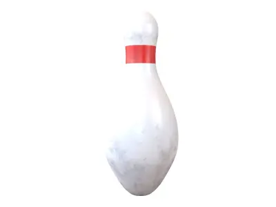 Duckpin Bowling v1 002 Low-poly 3D model
