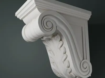 Corbel 003 - Roman - Classical 3D model