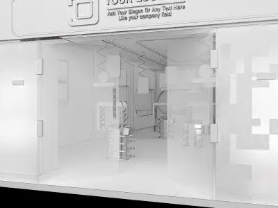  Interior Shop Market a561c 3D model