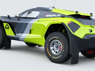 Extreme E E-SUV 2022 Template 3D model