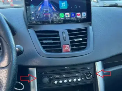 Peugeot 207 Multifunction Display Mask 3D print model