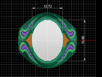 NEO MAN RING MODEL15 3D print model