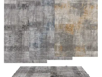 9 in 1 Rug Collection No 11 Low-poly 3D model