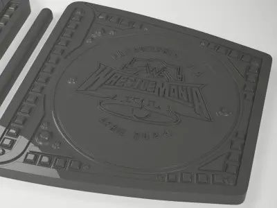 WWE Wrestlemania XL belt 3D print model