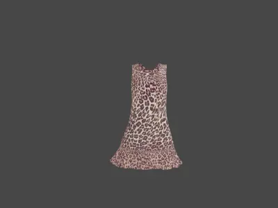 Sport Dress Low-poly  Low-poly 3D model
