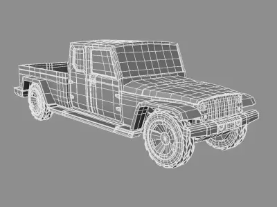 3D Jeep wrangler - wrangler 3D model
