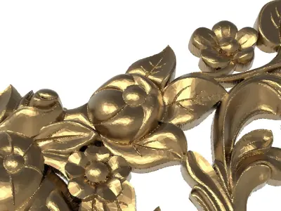  decorative pattern ready for 3D printing 3D model