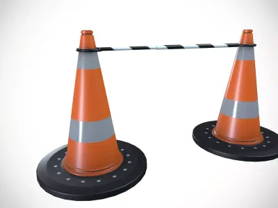 Safety Cone 3D model