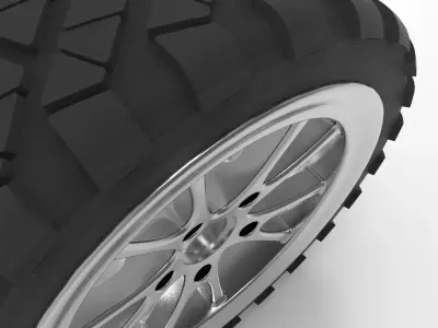 offroad wheel  3D model