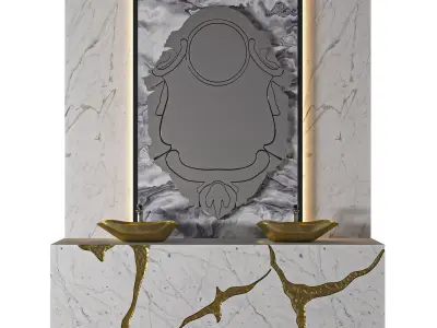 Luxury Bathroom 228 3D model