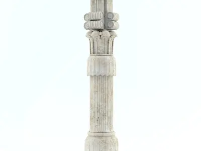 Persian column 02 3D model