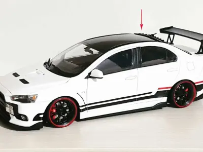 Vortex Generator for Diecast Models 1-18 and 1-64 3D print model