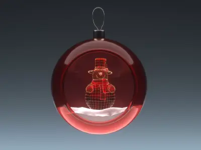 Holiday Ornament Pack High-Quality 3D Decorations  3D model