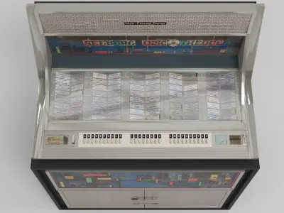 Seeburg Discotheque Jukebox 1965 3D model