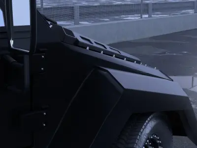 INKAS Military armoured car 3D model