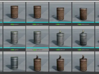 household props  - low poly speaker 3D Model Collection