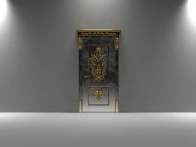Door decor Free 3D model
