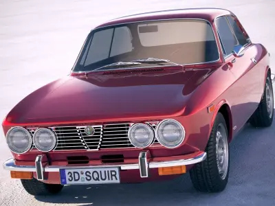 Alfa Romeo GTV 1974 3D model