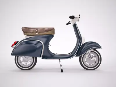 Classic Vespa 002 3D model