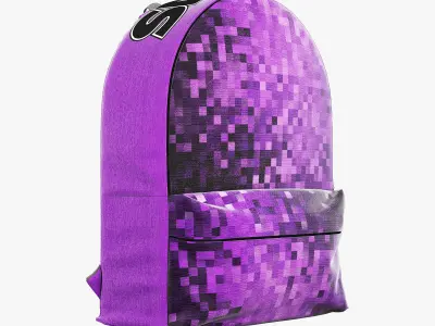 decorative set violet 3D model