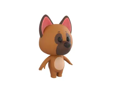 Character167 Dog 3D model