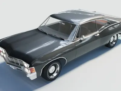 1967 Chevrolet Impala 3D Model for Architectural Visualization  3D model