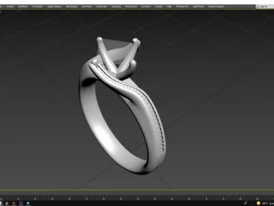 Ring luxury 3D model 3D model