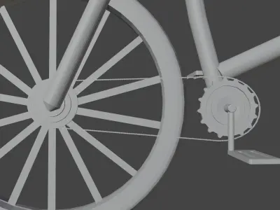 Simple Bike Free 3D model