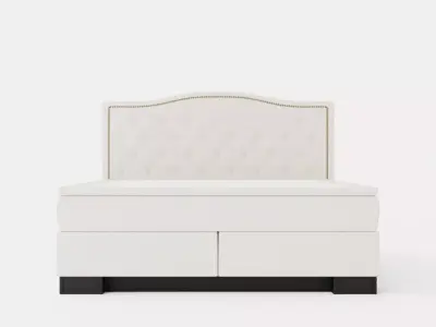 Hilton Luxury Complete Bed Package180x200 Admiral Bed Give Top Low-poly 3D model