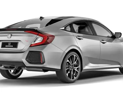 Honda Civic  Sedan Si 2017 3D model
