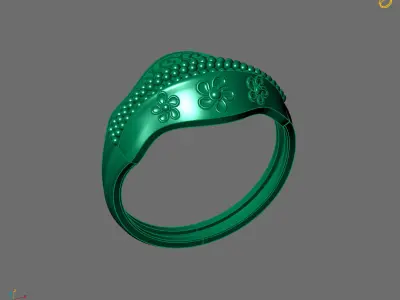 Women Plain Ring Ready STL 3DM Models Womens Rings 3D models 3D print model
