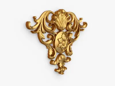 Classic decor ornament 287 3D model