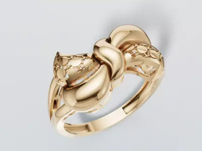 rings 3D print model