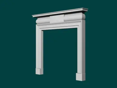 Georgian style fireplaces series No6 3D model