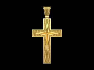 Pendant Cross N14 3D print model