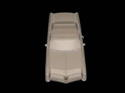 pontiac bonneville 1966  3D print model