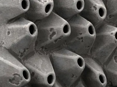 Panel hole coral n1 3D model
