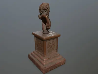 Marcus Aurelius Low-poly 3D model