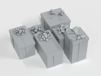 Gift Box 3D model